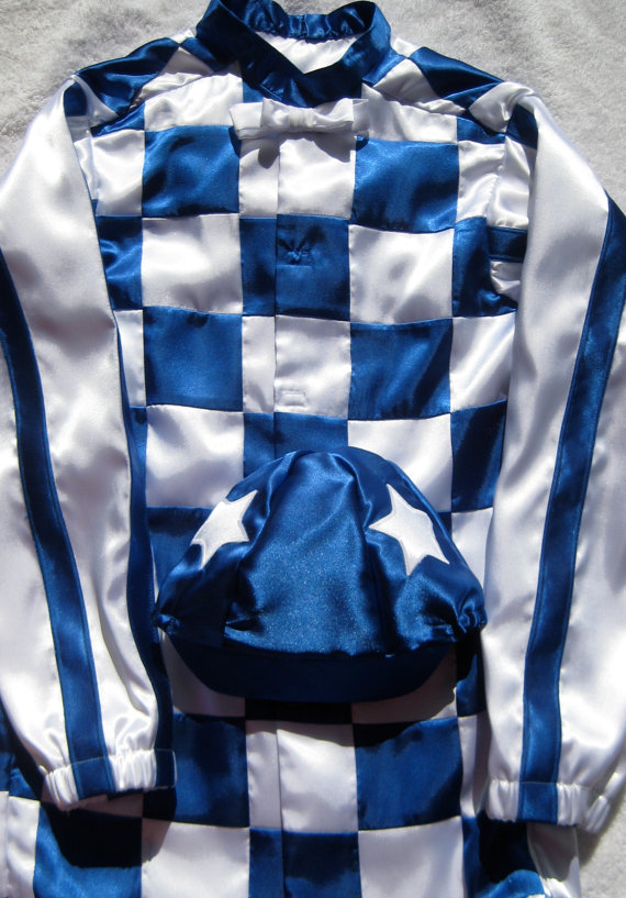 Found on Etsy ‘Littlest Jockey’ racing silks HORSE NATION