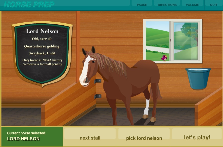 Equine Science + Video Game = Horse Nerd Heaven HORSE NATION