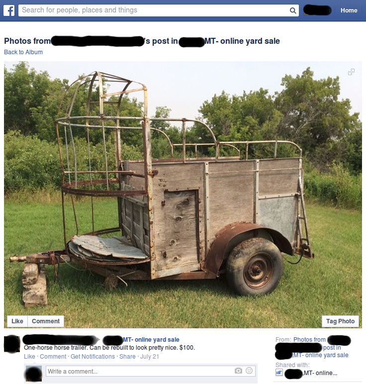 Best of Craigslist ‘Fixer Upper’ Edition HORSE NATION