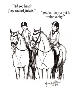 The Idea of Order: Waiving Jackets at a Dressage Show