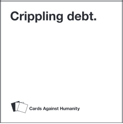 crippling debt