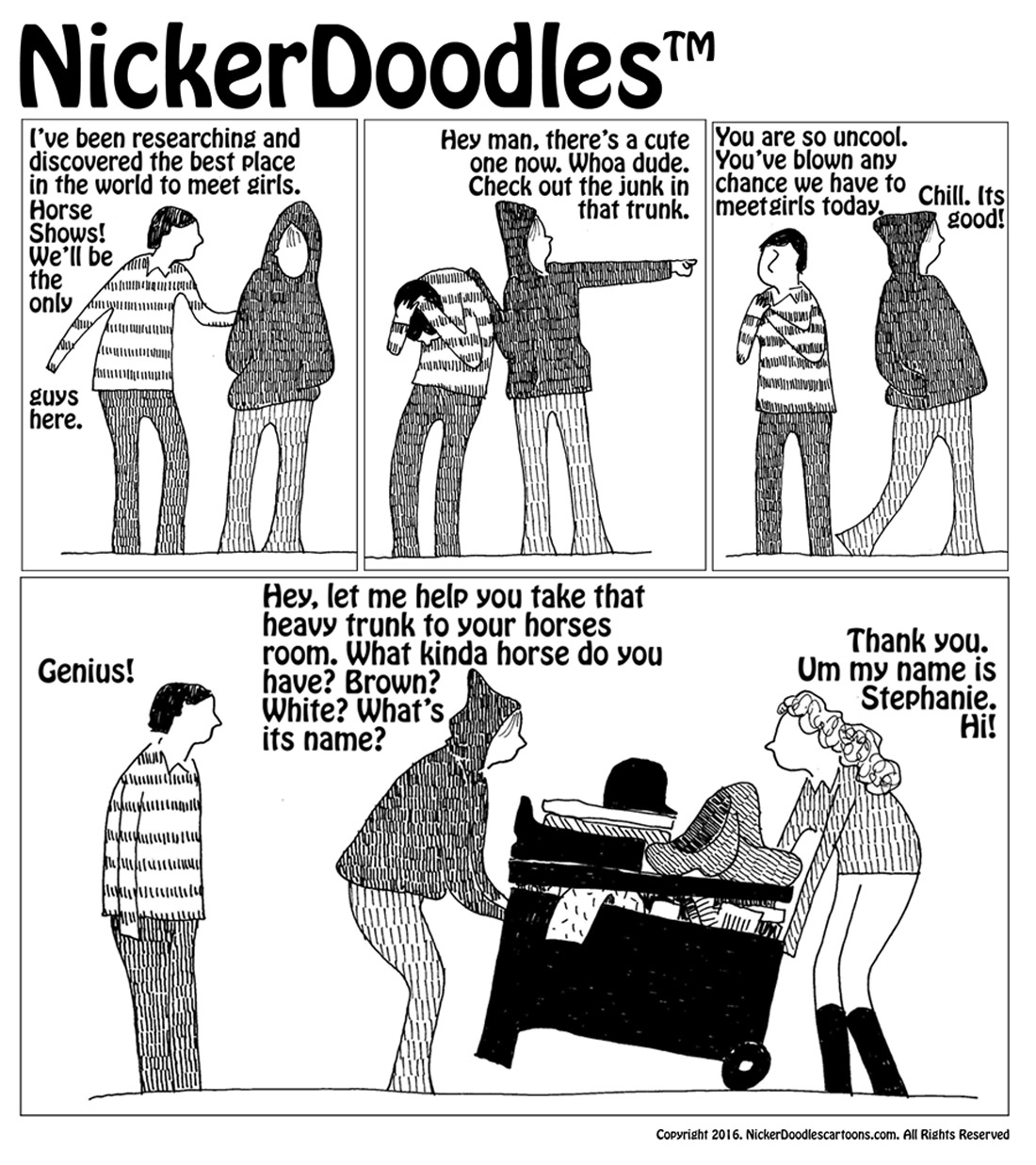 NickerDoodles How to Meet Horse Girls HORSE NATION