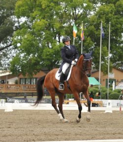 The One-Eyed $500 TB Carries Rider to USDF Gold Medal