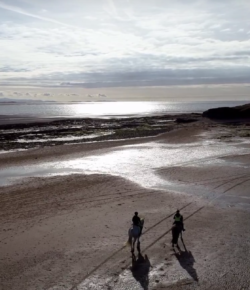 World Equestrian Brands Drone Cam: Hilbre Island