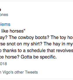 11 #EquestrianProblems According to Twitter