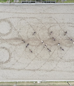 World Equestrian Brands Drone Cam: A New Perspective on a Drill Team Performance