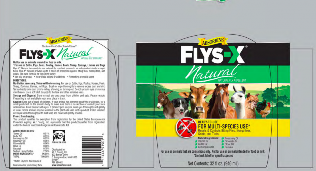 Flys-x Natural Fly Repellent For Livestock