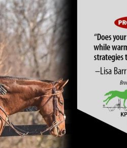 Kentucky Performance Products: Warm-Up Strategy for Excitable Horses
