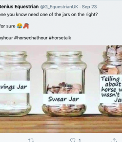 9 #EquestrianProblems According to Twitter
