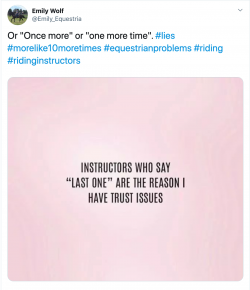 12 #EquestrianProblems According to Twitter… and Instagram