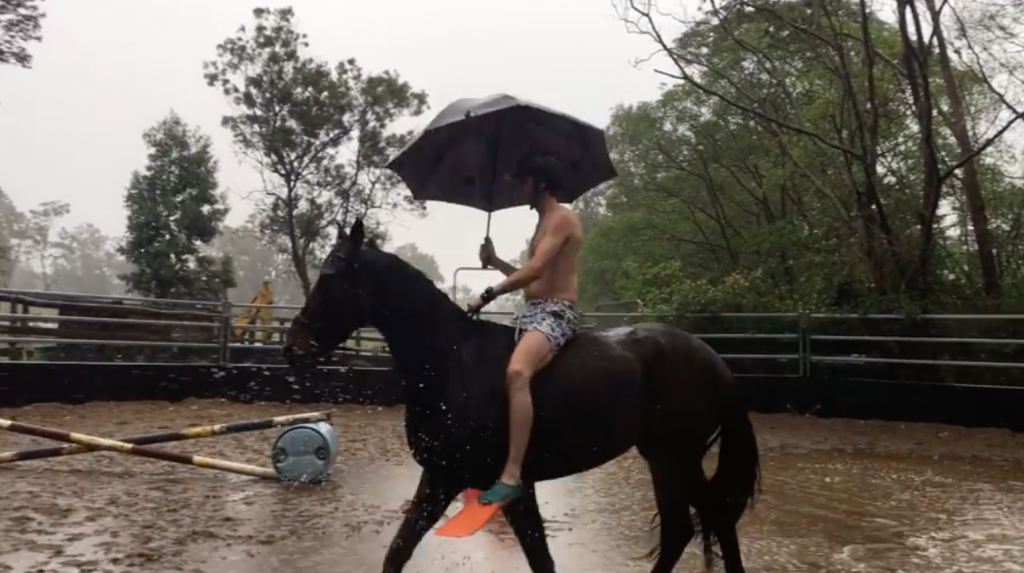Thursday Video Riding in the Rain HORSE NATION