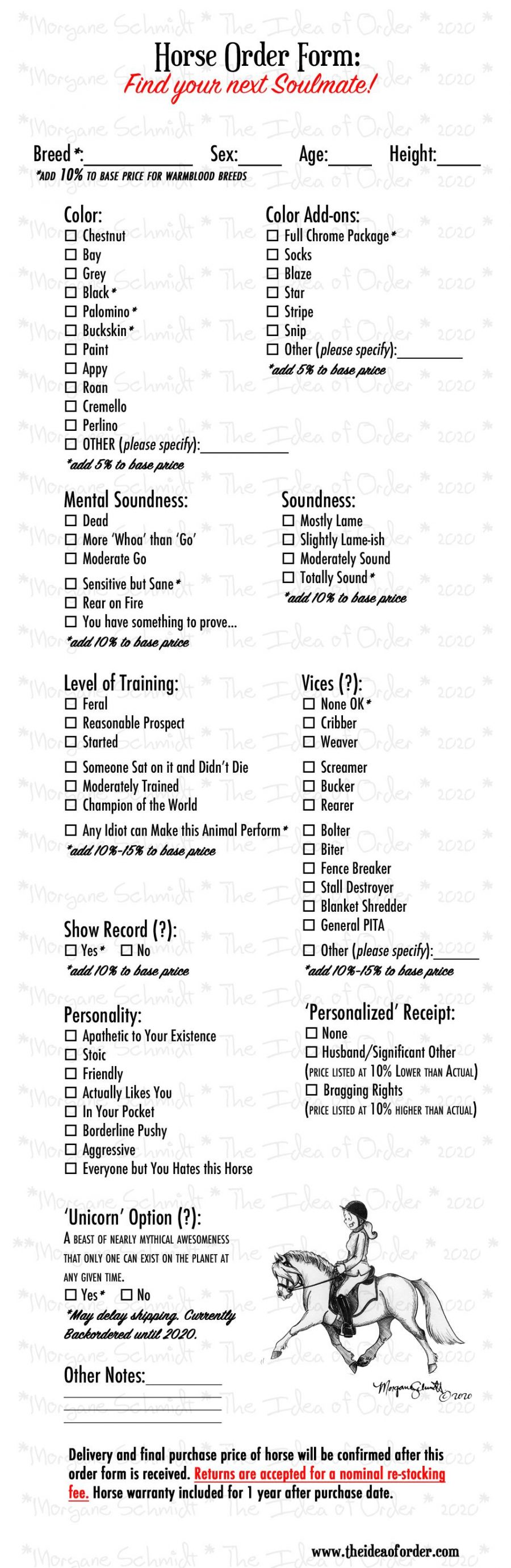 The Idea of Order Horse Shopping Made Easy? HORSE NATION