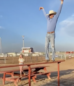 Thursday Video: Cowboy Gymnast
