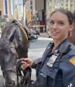 Thursday Video: Officer Oliviery and Her NYPD Mustang