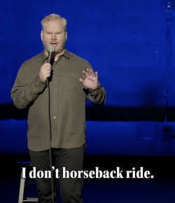 Thursday Video: Horseback Riding With Jim Gaffigan