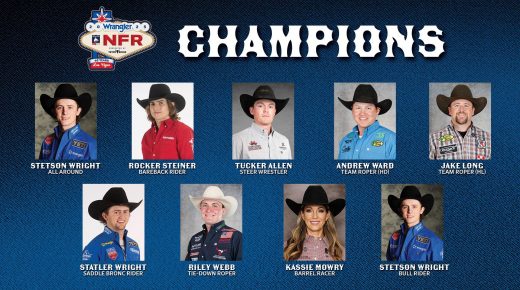 Wrangler National Finals Rodeo: Night Ten Recap and Overall Champions