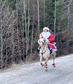 Christmas Video: Galloping Santa