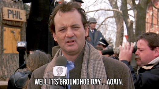 Groundhog Day at the Barn: Six More Weeks of Winter, Six More Weeks of This
