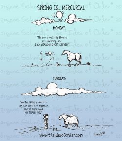 The Idea of Order: The Word of the Day is ‘Mercurial’…