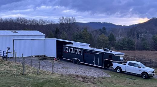 From Cots to Living Quarters to Ibuprofen: Stages of Life Measured in Horse Trailers